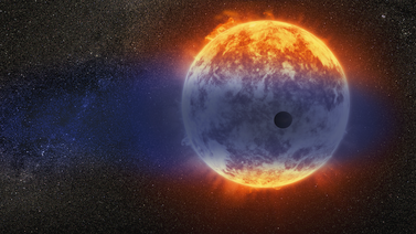 Un planeta fuera del sistema solar se desvanece a velocidad récord