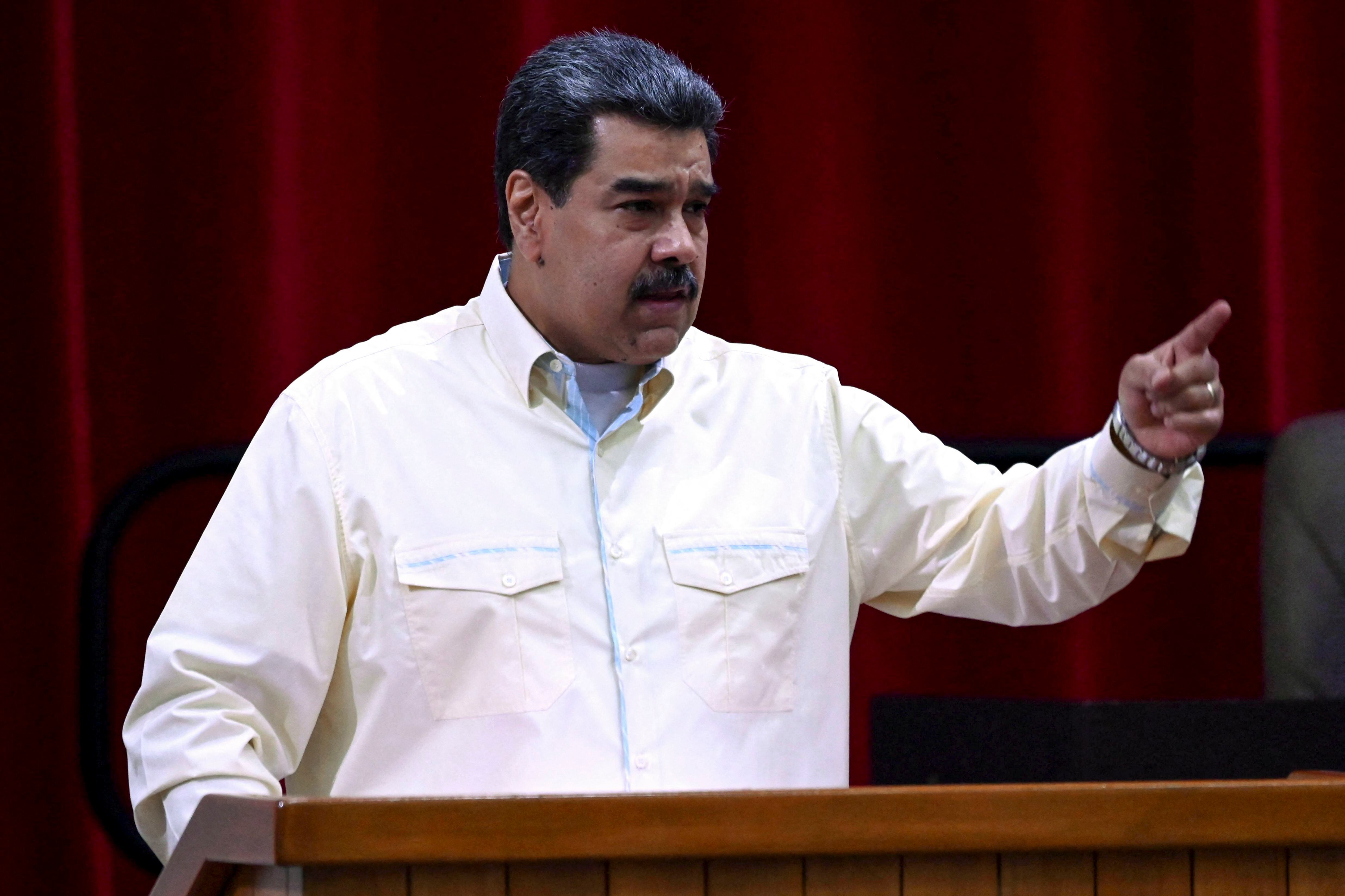 Nicolás Maduro, presidente de Venezuela, insiste en que los atropellos a los derechos humanos fueron castigados, perseguidos y juzgados por su propio sistema judicial. FOTO: