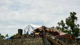Tras terremoto en México descubren templo dentro de pirámide