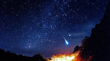 Una foto-arte de meteoros