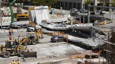 Ingeniero advirtió de agrietamiento en puente de Miami antes de que colapsara
