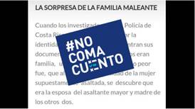 #NoComaCuento: Víctima de intento de asalto en Coronado no era la esposa de uno de los delincuentes