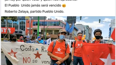 Sindicatos públicos le guiñaron el ojo a Roberto Zelaya, candidato tico defensor de Daniel Ortega