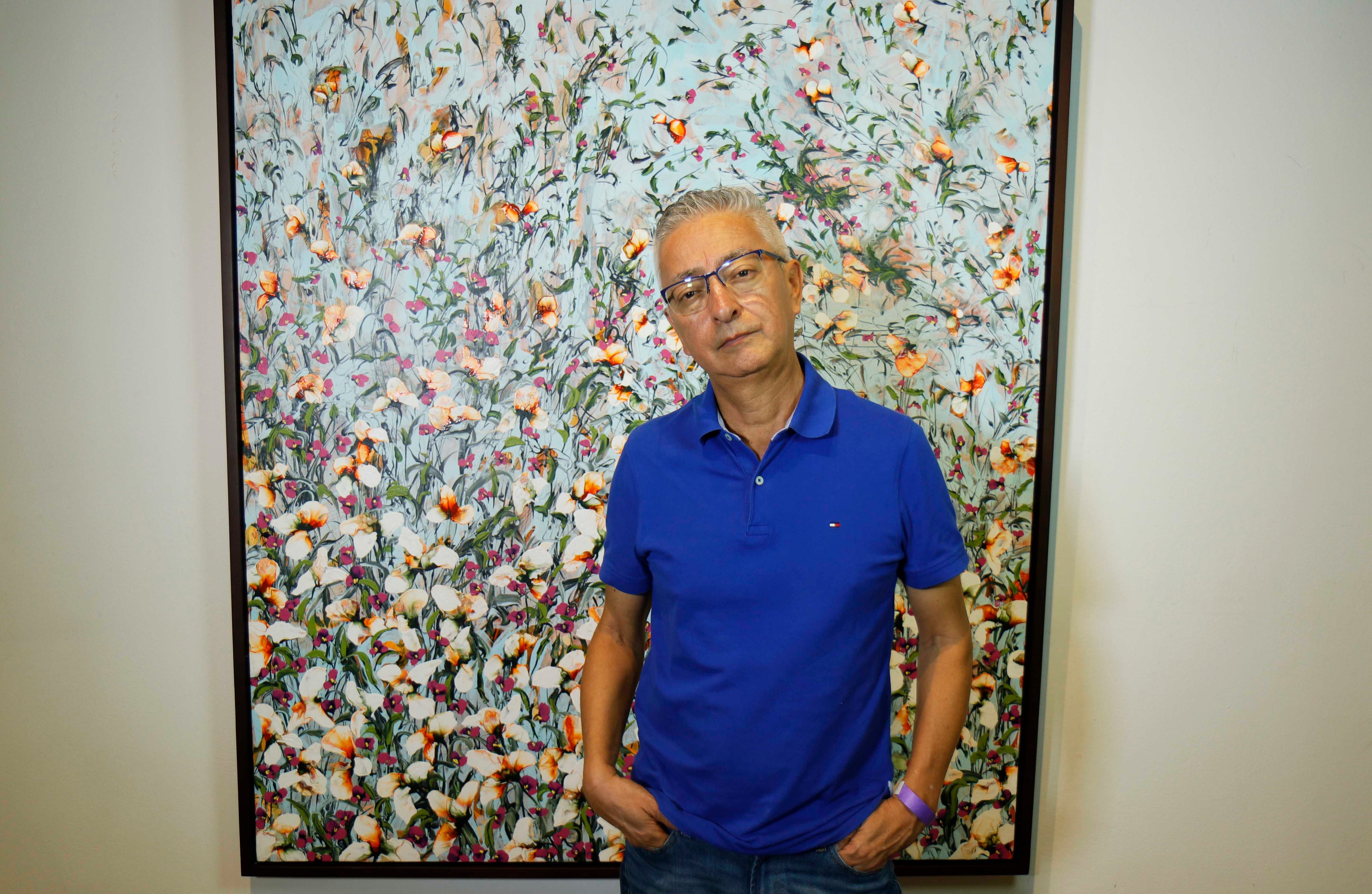 El artista Álvaro Gómez mostrará sus obras en la exposición “1+1 es + que 2”. Cortesía.