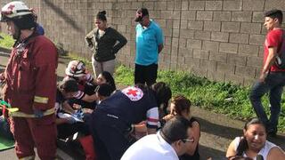 Choque entre bus y tren en San José deja al menos 28 personas heridas