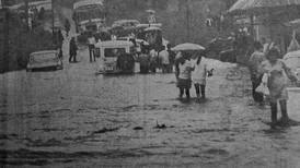 Hoy hace 50 años: Torrencial aguacero causó inundaciones en San José