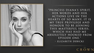 La australiana Elizabeth Debicki encarnará a la princesa Diana en ‘The Crown’