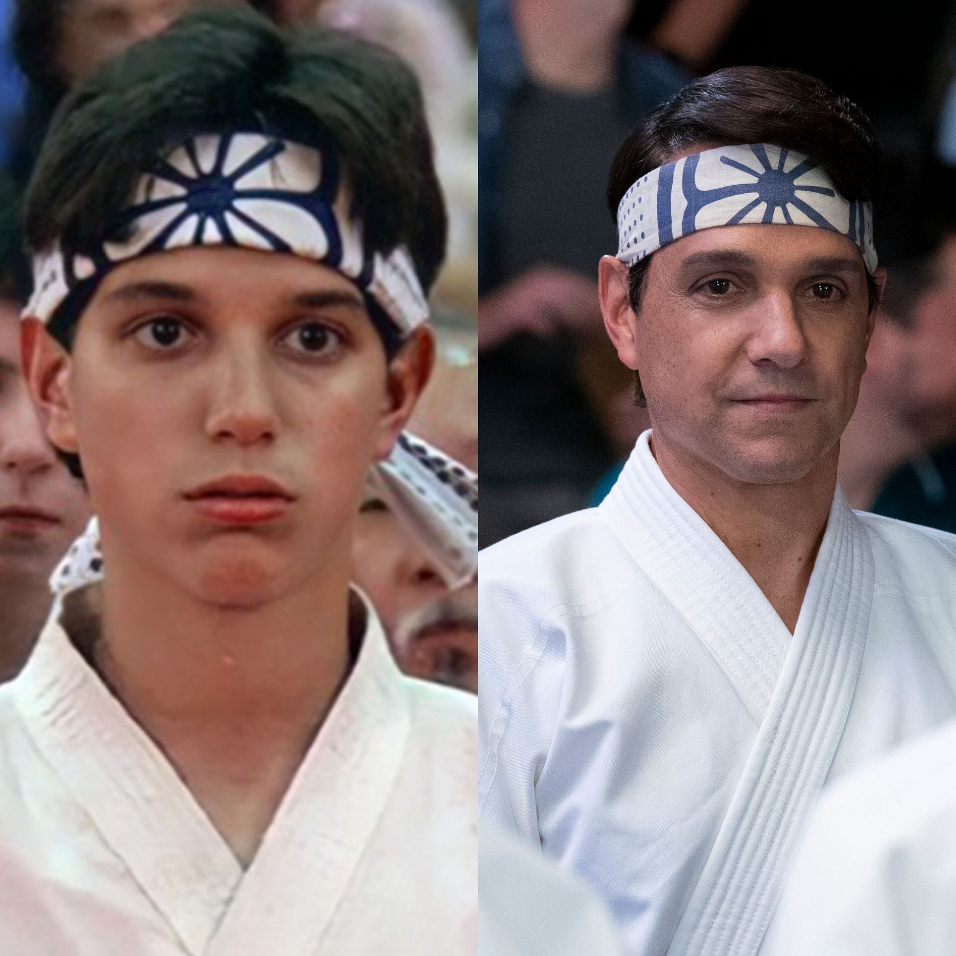 Ralph Macchio intepretó por primera vez a Daniel LaRusso en The Karate Kid (1984).