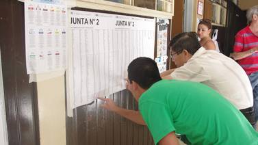 Apellidos más comunes en Costa Rica para las elecciones