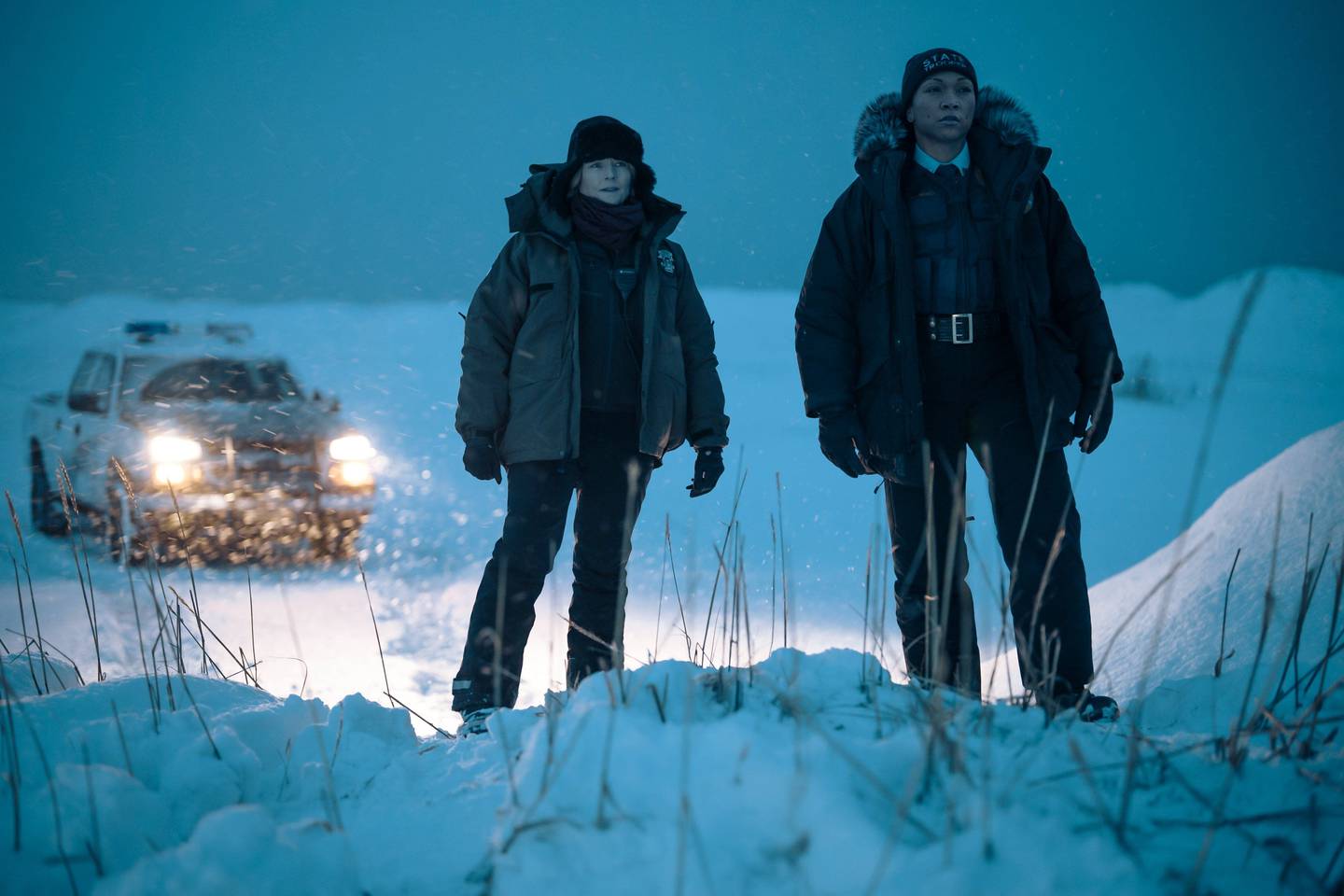 La nieve y la larga noche en Alaska serán protagonistas inesperados en esta nueva entrega de 'True Detective'. Foto: HBO