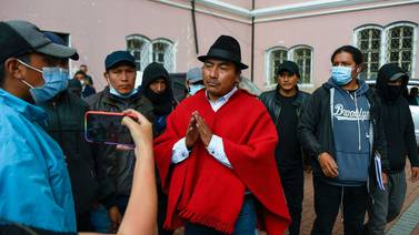 Justicia de Ecuador inicia proceso contra indígena que lideró protesta contra gobierno