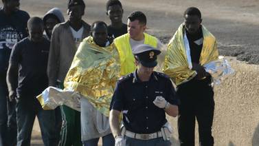Lampedusa es la  puerta de los inmigrantes que ingresan  a Europa