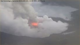 Volcán Poás lleva 35 horas de actividad ininterrumpida