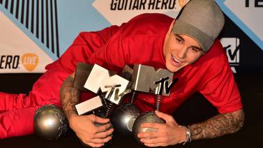 Justin Bieber fue el triunfador de los premios euopeos de la cadena MTV