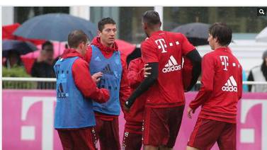 Práctica del Bayern Múnich tuvo conato de pelea entre Boateng y Lewandowski