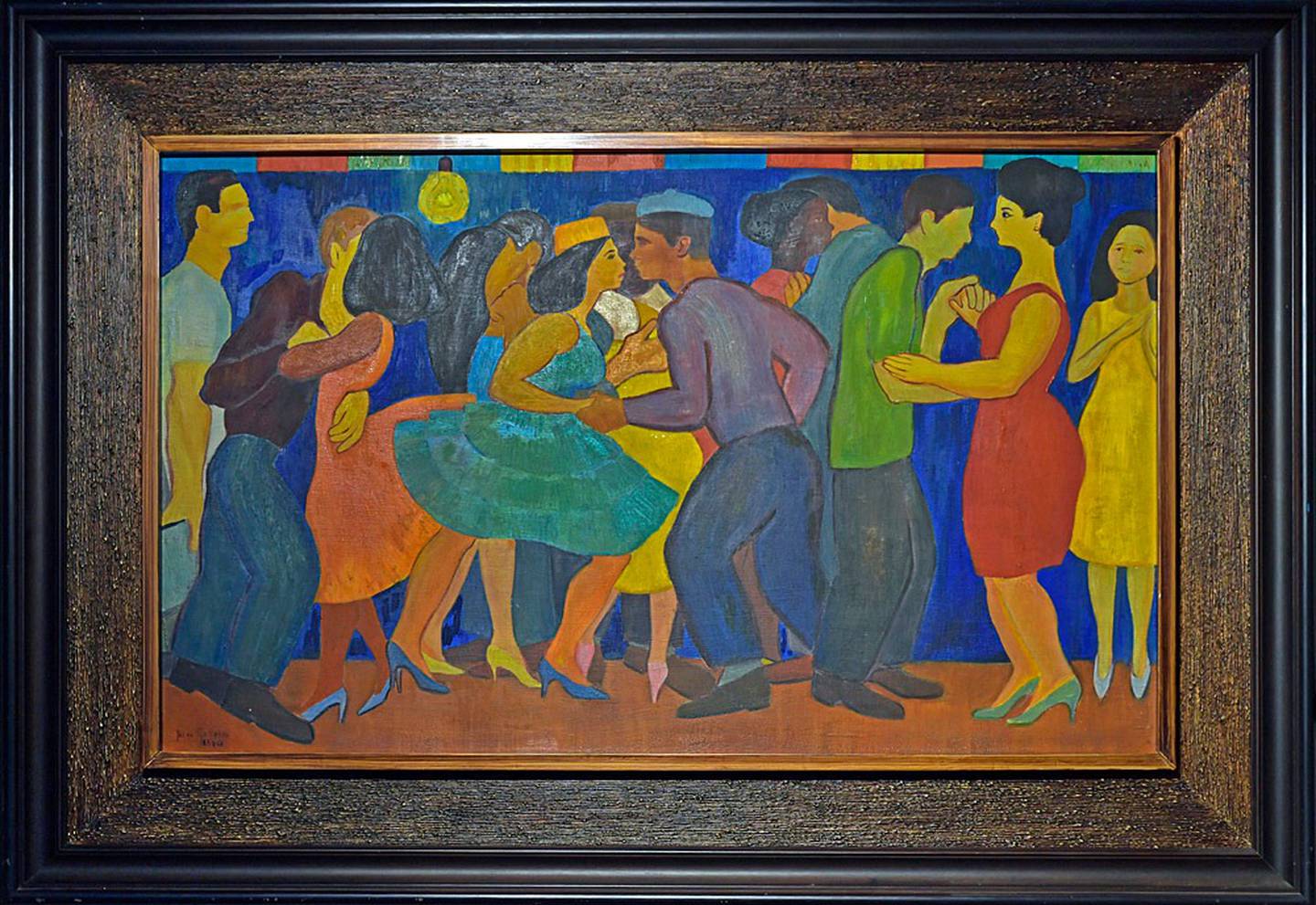 'Bailongo' es una obra en óleo de Jorge Gallardo de 1965.