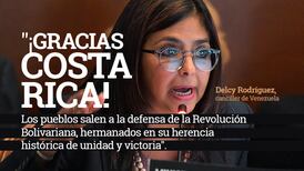 Canciller de Venezuela usa discurso de diputada del FA para decir que Costa Rica apoya revolución 