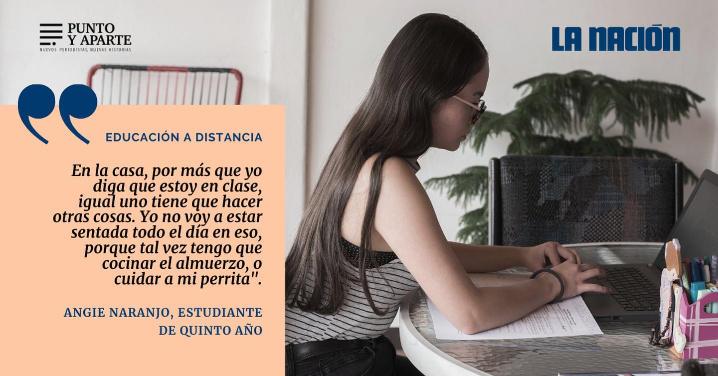 Reportaje Punto y Aparte / La Nación sobre educación a distancia en 2020 - Alejandro Ponce - Fabrice Le Lous - Fotografías: Eyleen Vargas / PyA