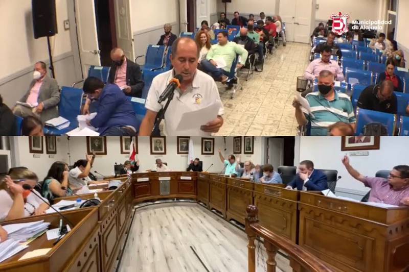 Concejo Municipal de Alajuela sesiona con 50 personas premiadas con generosas dietas