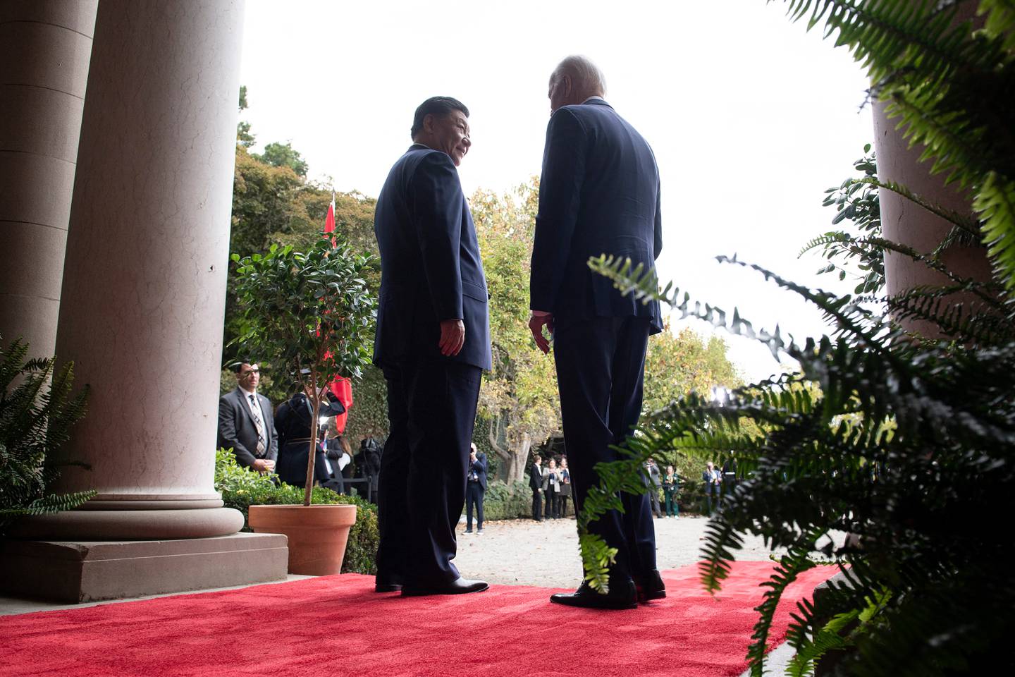 Joe Biden y el presidente de China, Xi Jinping en el marco de la reunión de APEC en California