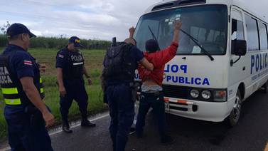 Extranjero reclamado por EE. UU. por posesión de droga y vandalismo es detenido en Costa Rica