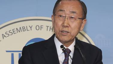 Ban Ki-moon desiste de ingresar a la carrera por la presidencia de Corea del Sur