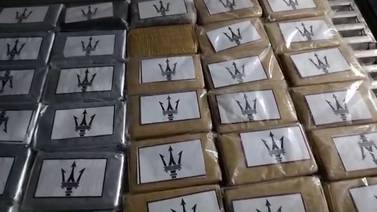 Policía halla 40 kilos de cocaína en contenedor que iba de Moín a Países Bajos