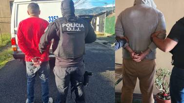 Veinteañeros detenidos por venta y distribución de drogas en Cartago 