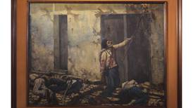 ‘La quema del Mesón’: el enigma que rodea al soldado en el cuadro de Enrique Echandi