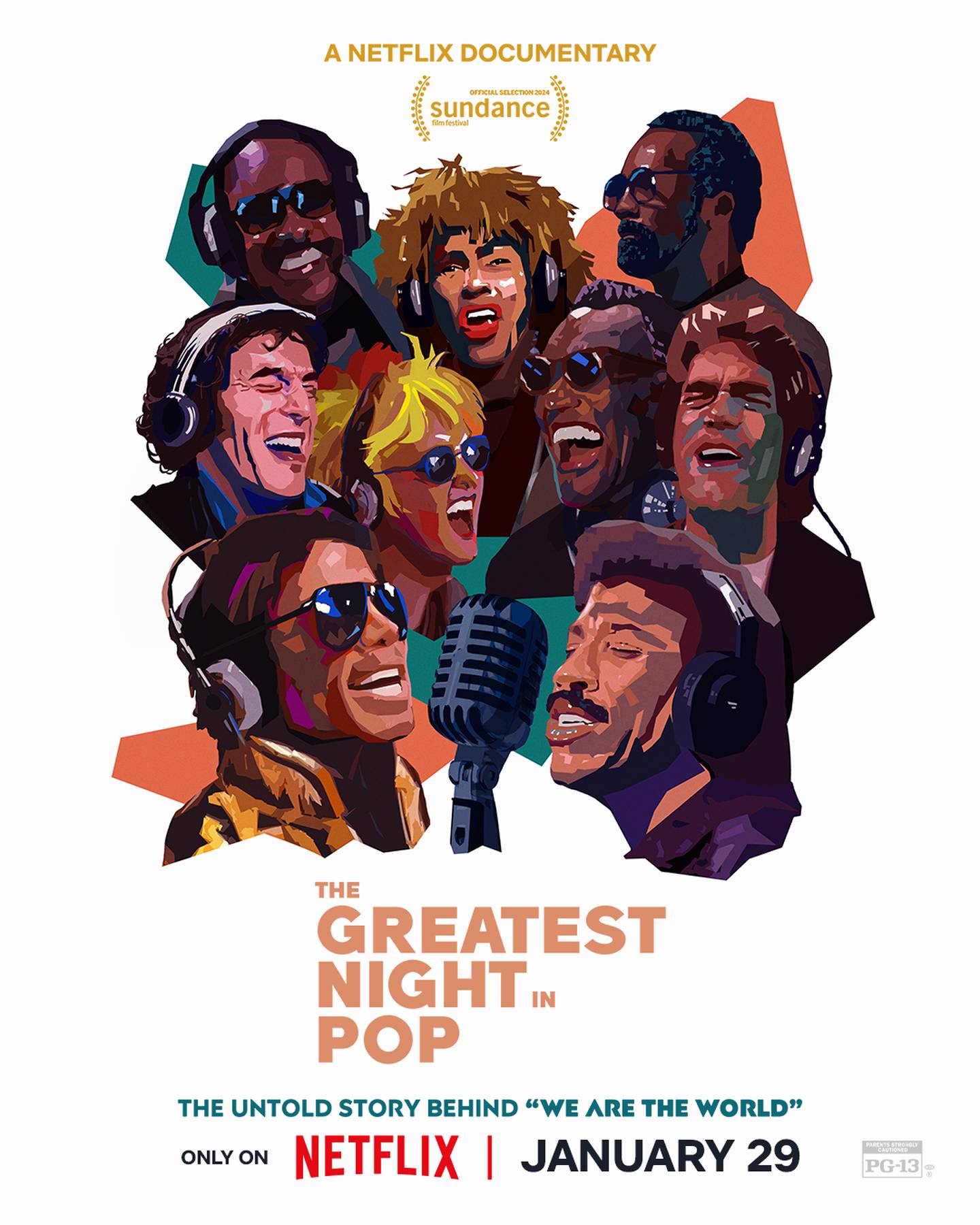 Imágenes del documental 'The Greatest Night in Pop', sobre la grabación de 'We are the World'.