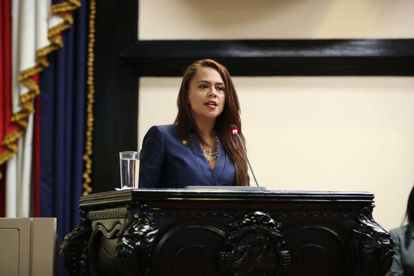 26/0272020, San José, Asamblea Legislativa, interpelación de la ministra de trabajo Geannina Dinarte ante los diputados. Fotografía José Cordero