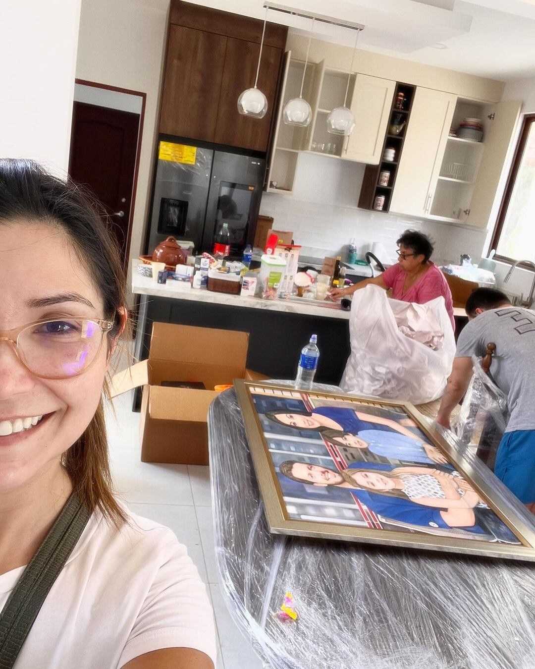 Ginnés Rodríguez recientemente se mudó a su nueva casa, la cual esperó durante 14 años.
