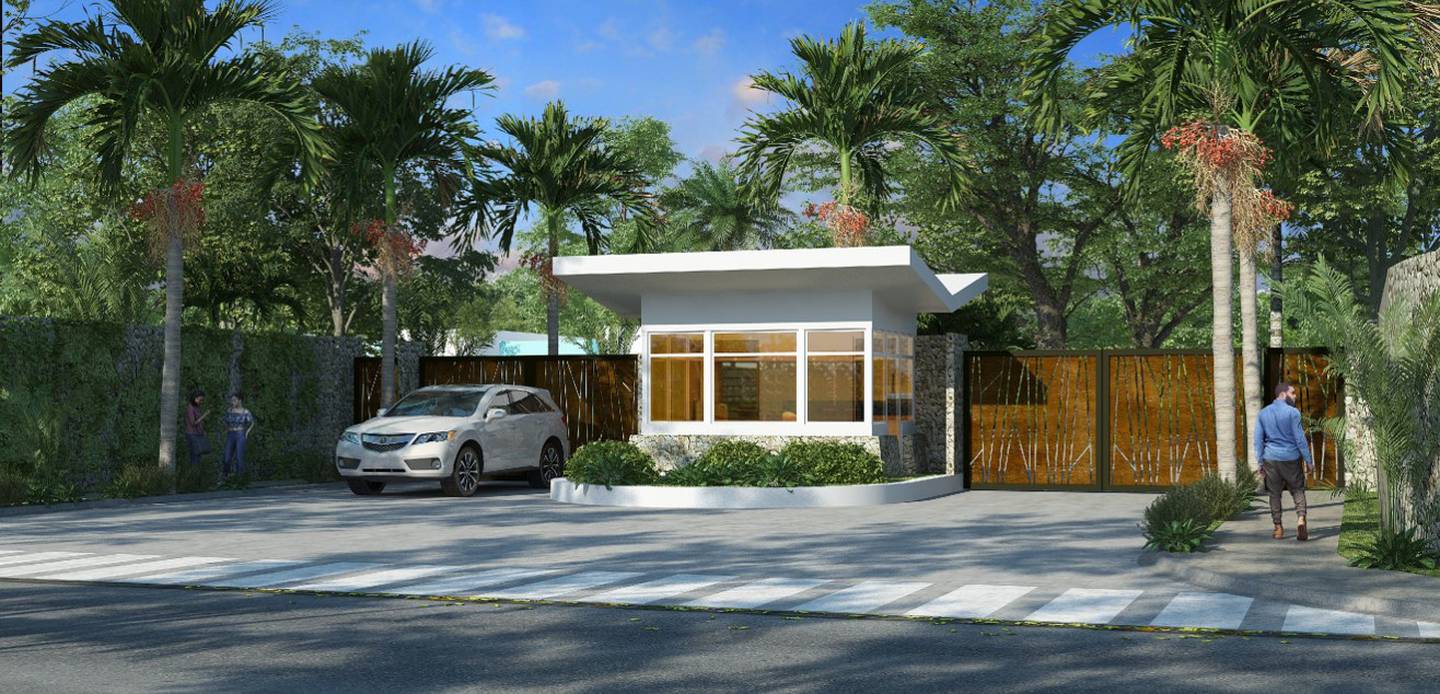 Condominio Hacienda Santa Rosa está dirigido a familias de ingresos medios. El proyecto está ubicado en el Caribe Sur, a 15 minutos de Limón. Cortesía Calypso Developments.