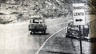Hoy hace 50 años: Los ticos no respetaban las señales de tránsito