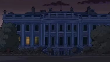 ¿Los Simpson predijeron la Casa Blanca apagada?