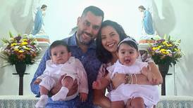 Lussania Víquez celebra el bautizo de sus bebés mellizos en un día muy especial