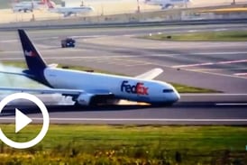 Boeing 767 de FedEx aterriza de emergencia en aeropuerto de Turquía