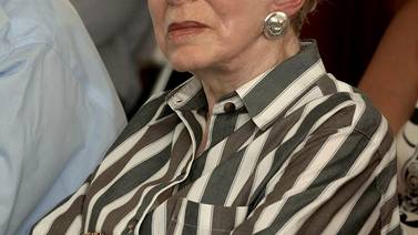 Marjorie de Oduber, viuda del expresidente Daniel Oduber, falleció este jueves a los 89 años  