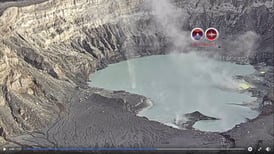 Video captó torbellino que agitó la laguna cratérica del volcán Poás