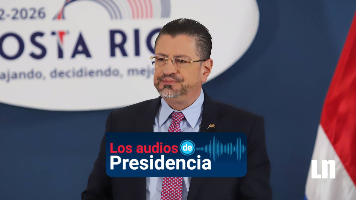 Foto listado Rodrigo Chaves Los audios de presidencia