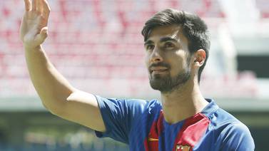 André Gomes, portugués de 22 años, fue presentado como nuevo jugador del Barcelona
