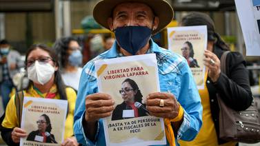 Manifestantes exigen liberación de exfiscala antimafias en Guatemala