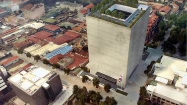 Torre para la Asamblea Legislativa excede el presupuesto en ¢13.500 millones
