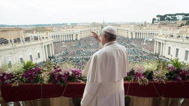 El papa oficia la Misa del Gallo, en el marco del Jubileo Extraordinario