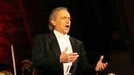 El tenor José Carreras canta un sonoro adiós