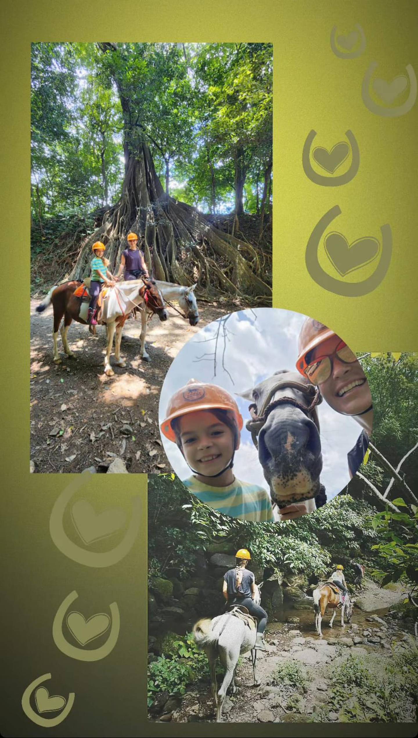 Viviana Calderón se fue con su hija Giuliana a tener una expedición con caballos en la montaña. Foto: Instagram