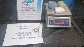 Cocaína y marihuana lanzadas desde dron a cárcel en Alajuela
