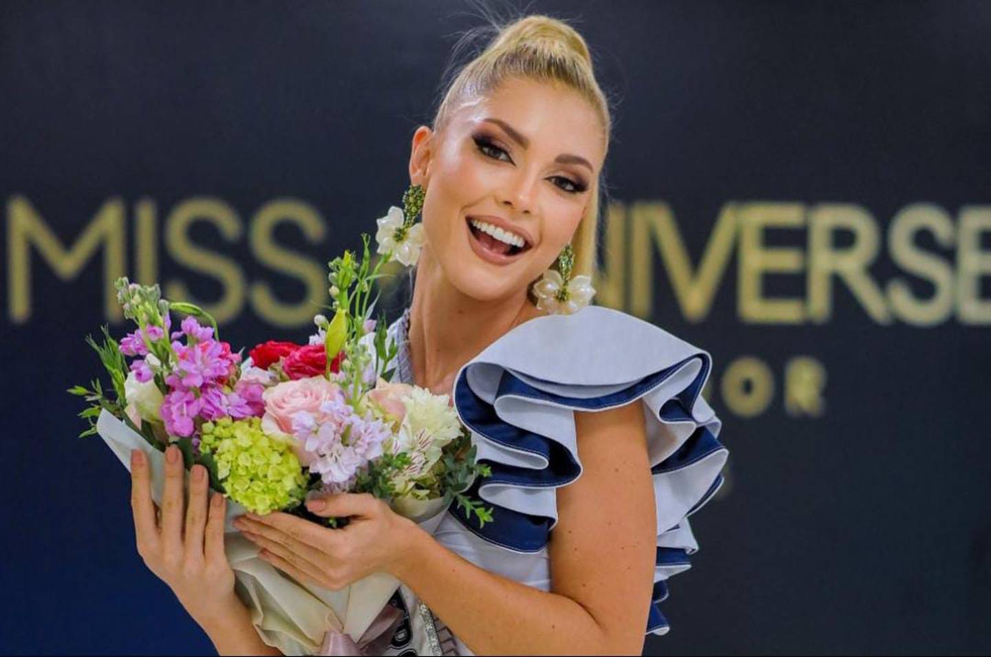 Lisbeth Valverde asegura ir cargada de ilusiones y sueña con lograr el hito de traer la corona de Miss Universo a Costa Rica. Foto: Instagram
