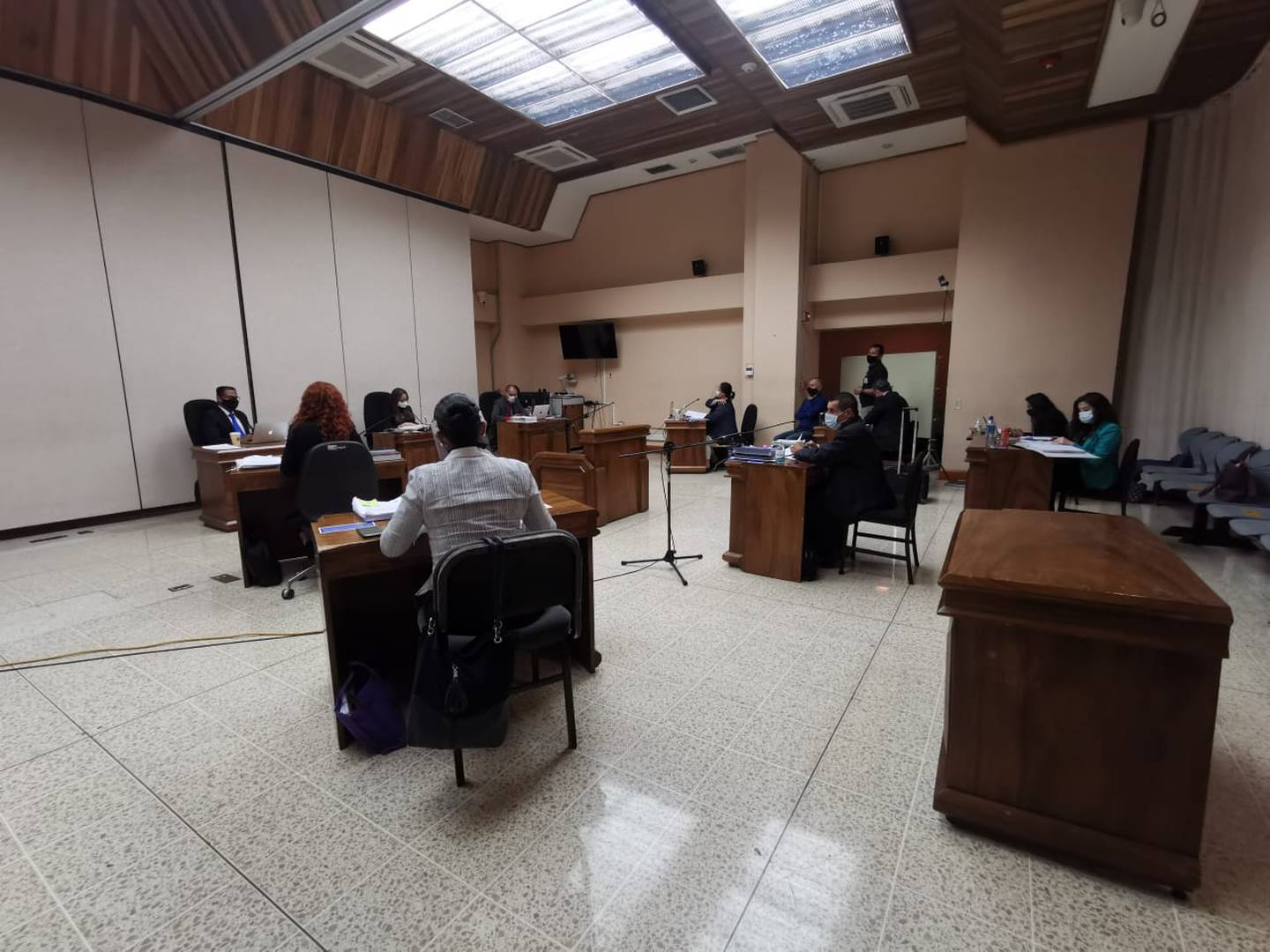 El juicio contra el religioso comenzó este lunes en el Tribunal Penal de Heredia y se extenderá por varias semanas..  Foto: Cortesía.