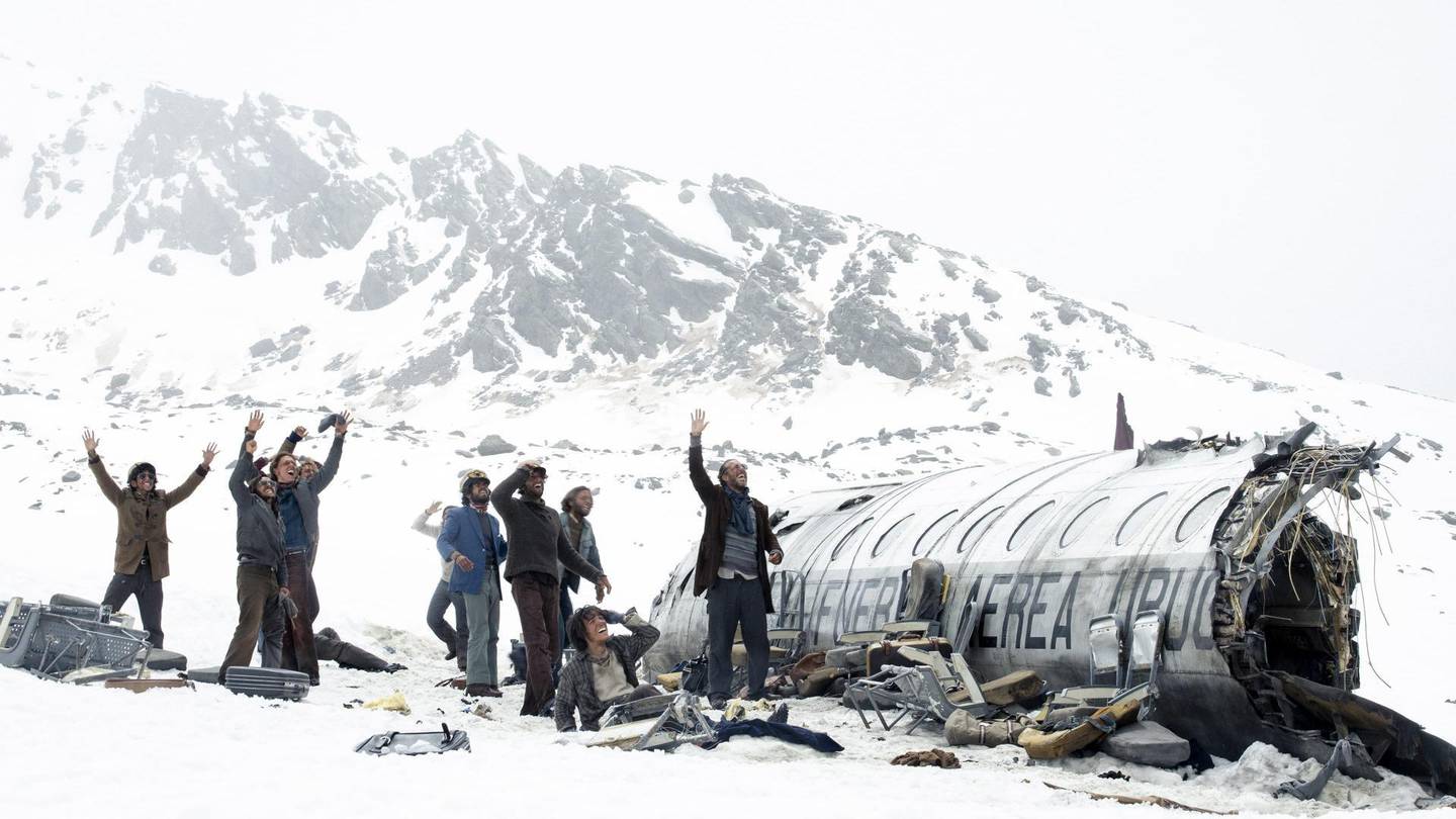 Película La Sociedad de la nieve narra historia real de un accidente aéreo